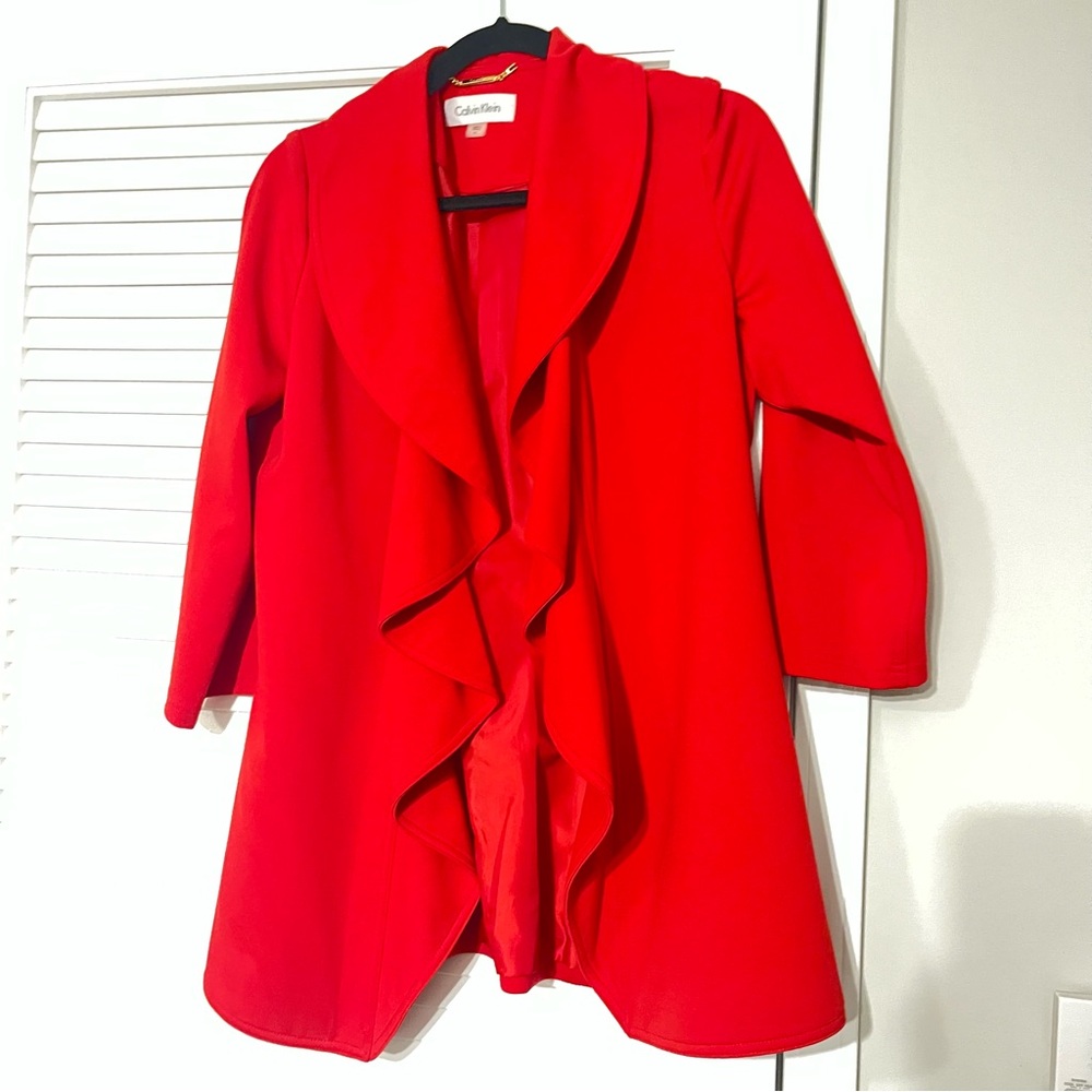 Calvin Klein Women's Scarlet Cape Jacket